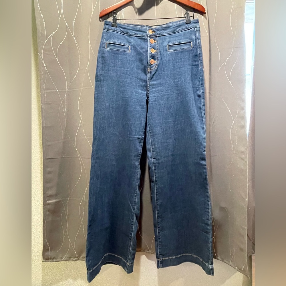 Lauren Conrad Women’s High-Waisted wide leg jeans